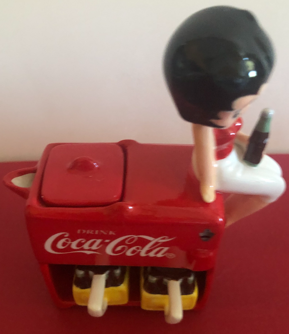 Betty Boop Coca Cola Mini Tea Set                    Retired