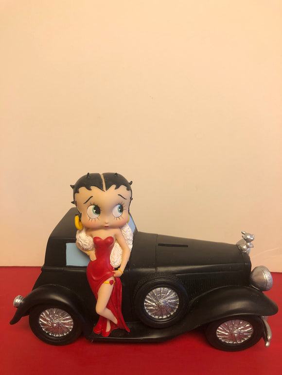 Betty Boop Arriving in Style Car Piggy Bank  (Retired Hard to find)