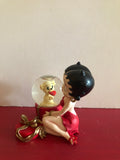 Betty Boop & Pudgy Gift Box Waterglobe             Retired