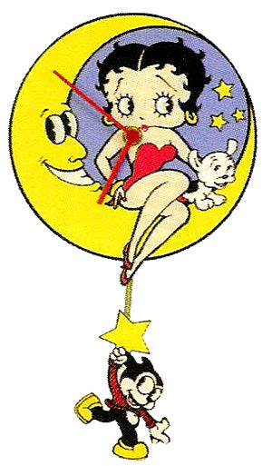 Product Image Betty Boop Star Clock