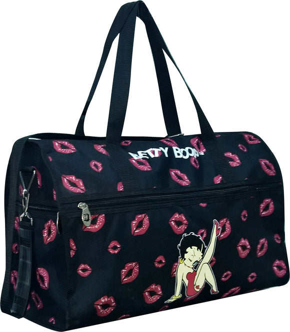 Betty Boop Weekender Large Duffle Bag Kick Pose