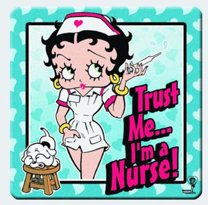 Betty Boop Trust Me I&#039;m A Nurse Magnet