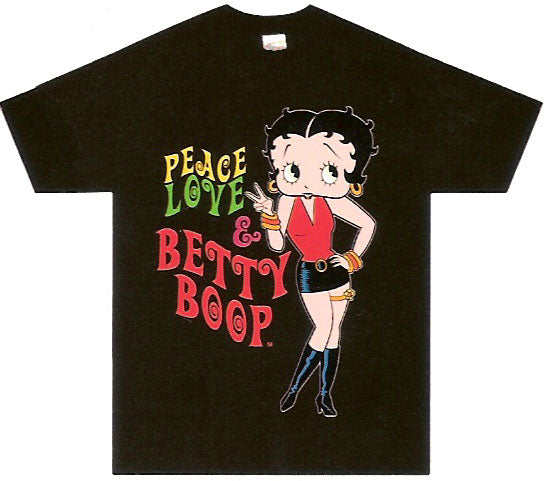Product Image Betty Boop Peace and Love T-Shirt