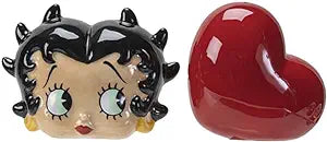 Betty Boop Love Salt and Pepper Shaker Set