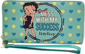 Betty Boop Wallet With Wristlet Don't Mess with my Success