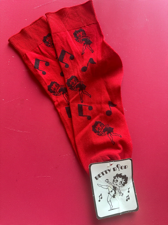 Vintage Red Nylon Socks                          Retired