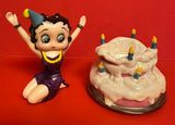 Betty Boop Birthday Surprise Salt and Pepper Shakers                        Retired