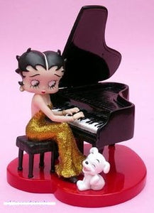 Betty Boop Playing Piano in Gold Gown                                                 Retired