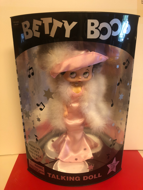 Betty Boop Talking Pink Gown with Boa Doll (Retired)
