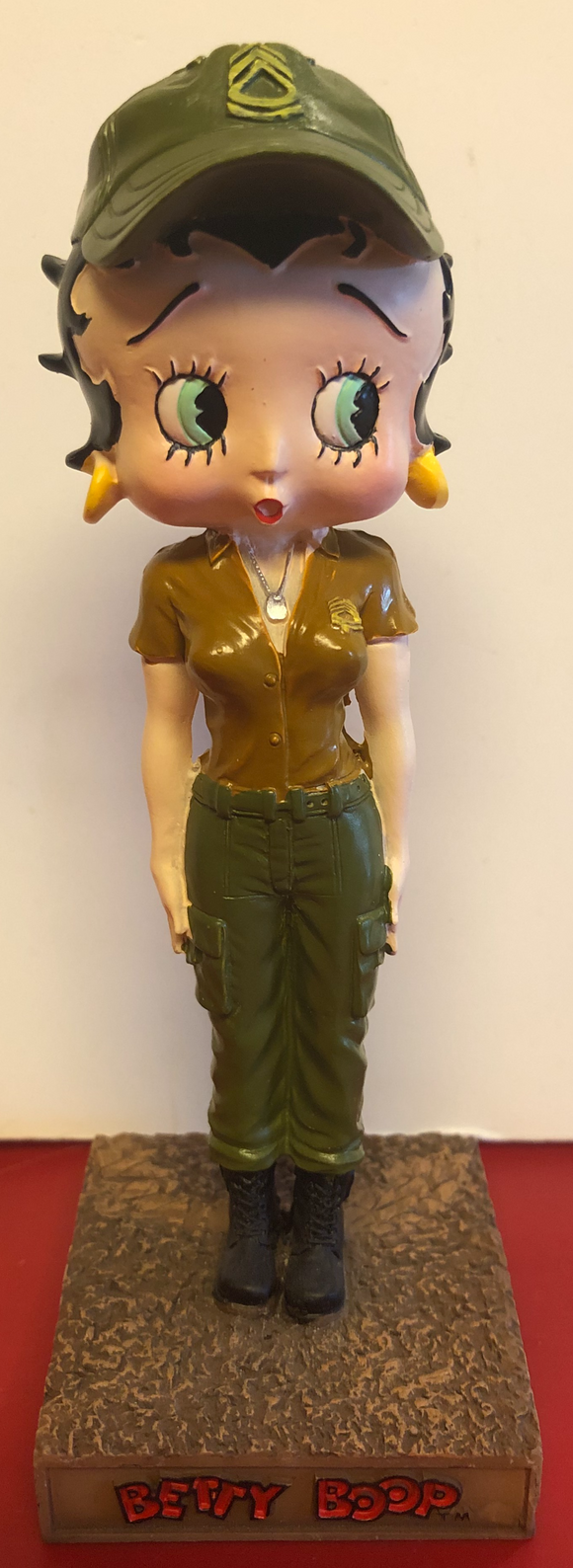 Betty Boop Military Girl