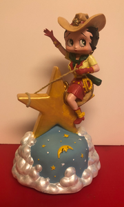 Betty Boop Western Star & Cloud Musical Figurine (Retired)