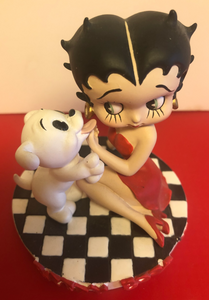 Betty Boop and Pudgy's Kiss Figurine  (Retired 1999)