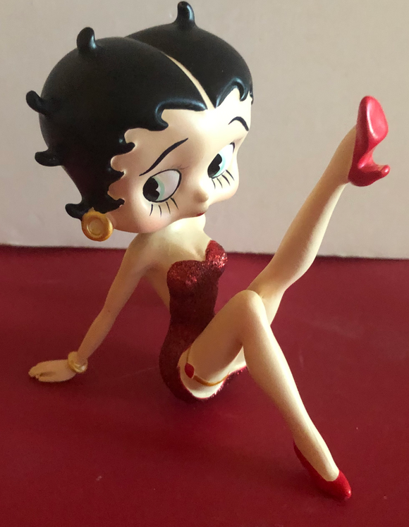 Betty Boop Strike A Pose Bobblehead Figurine  Retired