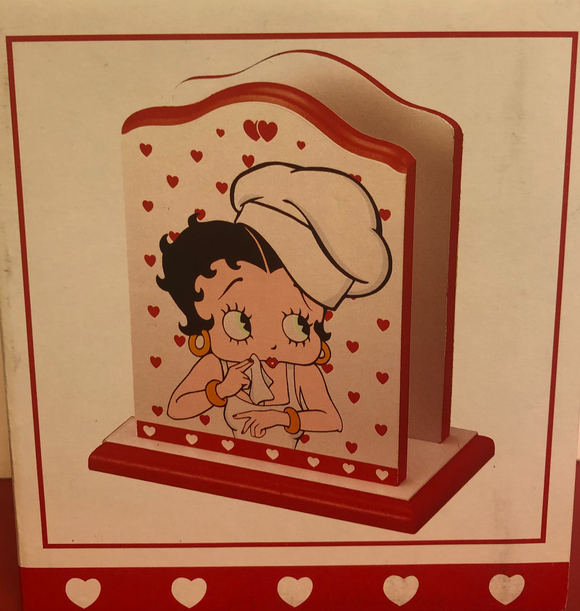 Betty Boop Napkin Holder  Hard to Find  Retired