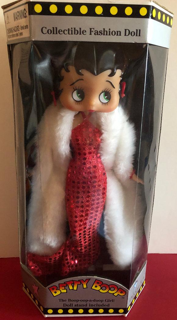 Betty Boop Red Dress with White Cover