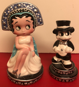 Betty Boop Deco Salt and Pepper Shakers ( Retired )
