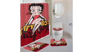 Betty Boop 4 Piece Bathroom Set  (NEW)