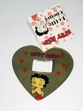 Betty Boop Bottle Opener Heart Shape Magnetic Retired