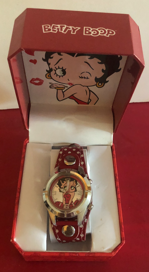 Betty Boop Lighted Red Dress Watch  (Retired)