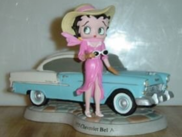 Betty Boop 55 Chevy Bel Air Trinket Box                             Retired