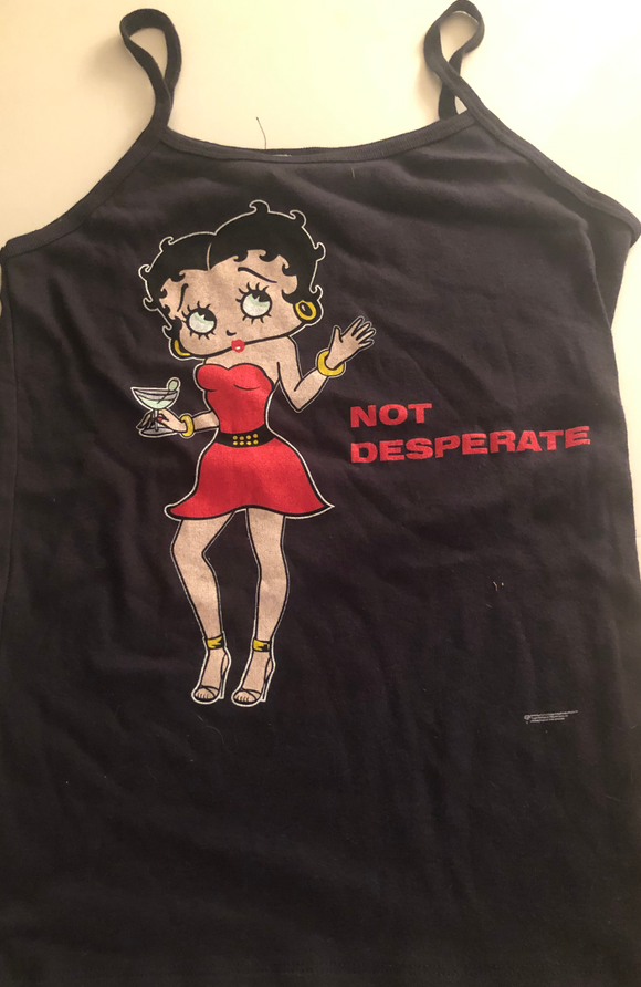 Betty Boop Not Desperate Tank Top