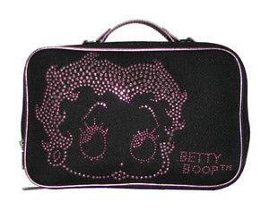 Betty Boop Cosmetic Case Black and Pink