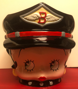 Betty Boop Biker Head Cookie Jar (Retired)