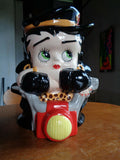 Betty Boop Biker Betty With Pudgy Cookie Jar (Retired)