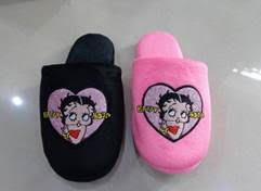 Betty Boop Heart Slippers  NEW