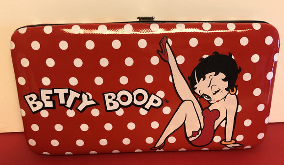 Betty Boop Wallet Red Polka Dots Hinged