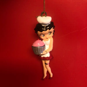 Betty Boop Cupcake Ornament