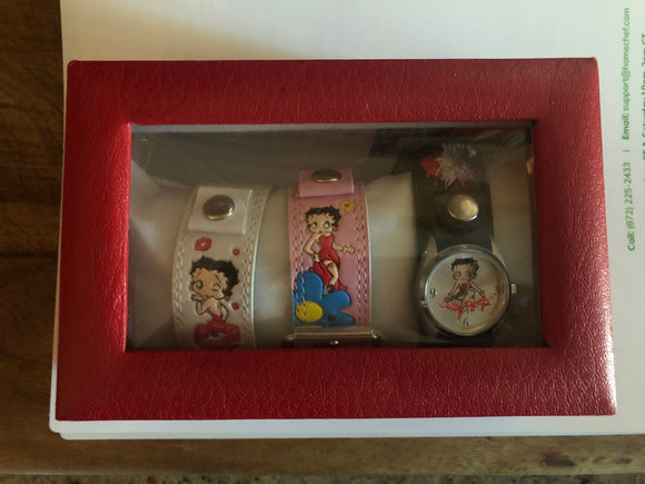 Betty Boop 3 piece watch set Betty on her name