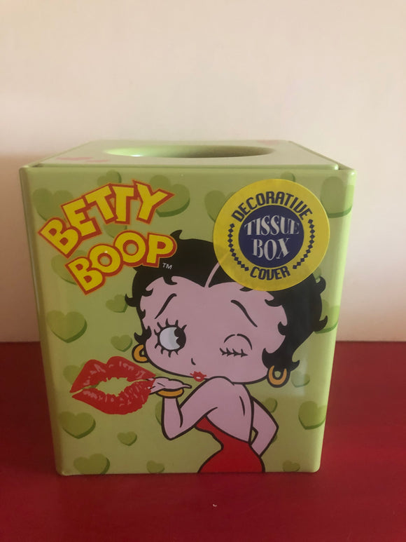 Betty Boop Blowing a Kiss Tissue Holder