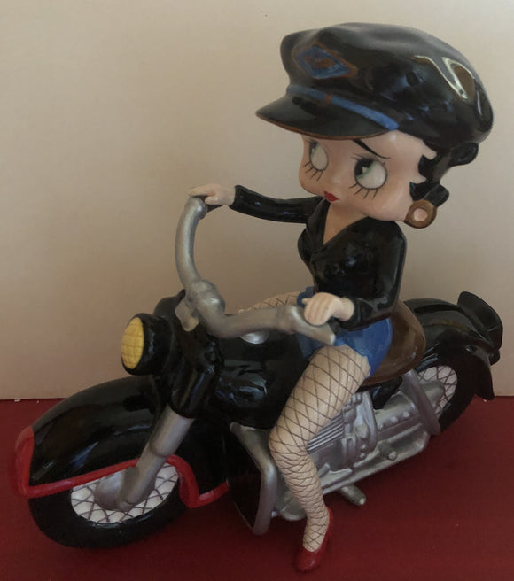 Betty Boop Biker Bank                Retired and Hard to find