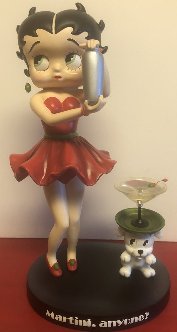Betty Boop Martini Anyone Bobble    Retired      Hard to find.