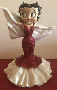 Betty Boop Mermaid Glitter Dress Figurine               Retired hard to find.