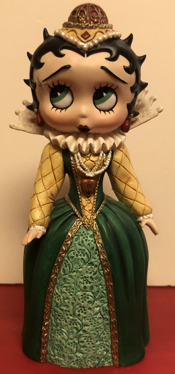 Betty Boop Danbury Mint Elizabethan Betty  Figurine                     Retired