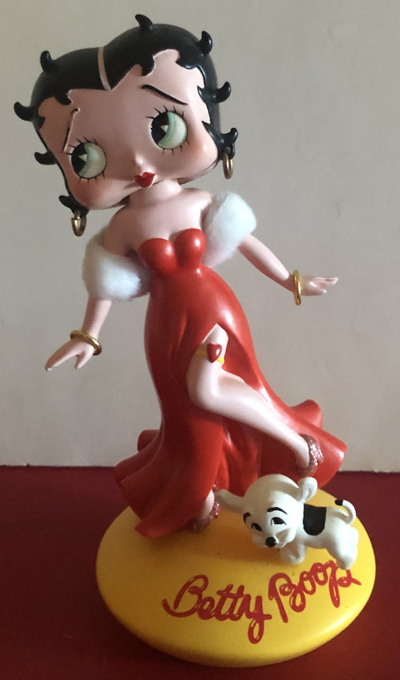 Betty Boop Red Dress Bobble Head and body                    Retired