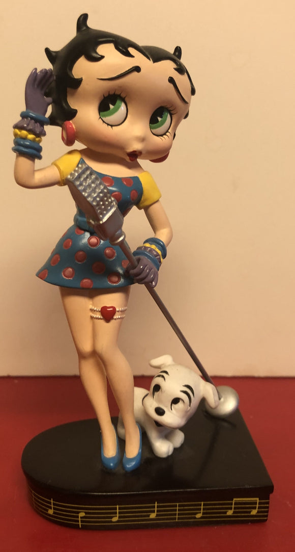 Betty Boop Danbury Mint Betty Sings the Blues                            Retired