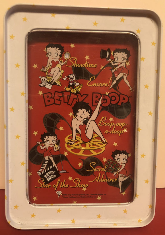 Betty Boop Film Strip Tin Ball Game           Retired
