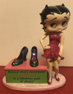 Betty Boop Danbury Mint Fabulous Pair of Shoes Figurine                 Retired