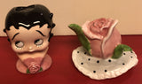 Betty Boop Hat Salt and Pepper Shaker Set                   Retired