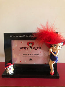 Betty Boop It's Not the Age Picture Frame               Retired      Hard to find