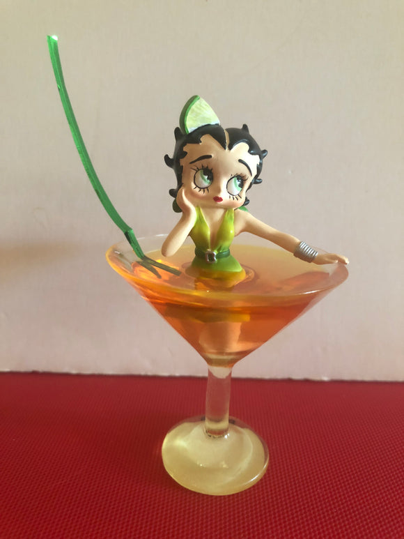 Cosmo Betty Boop In Martini Glass        Retired 2008