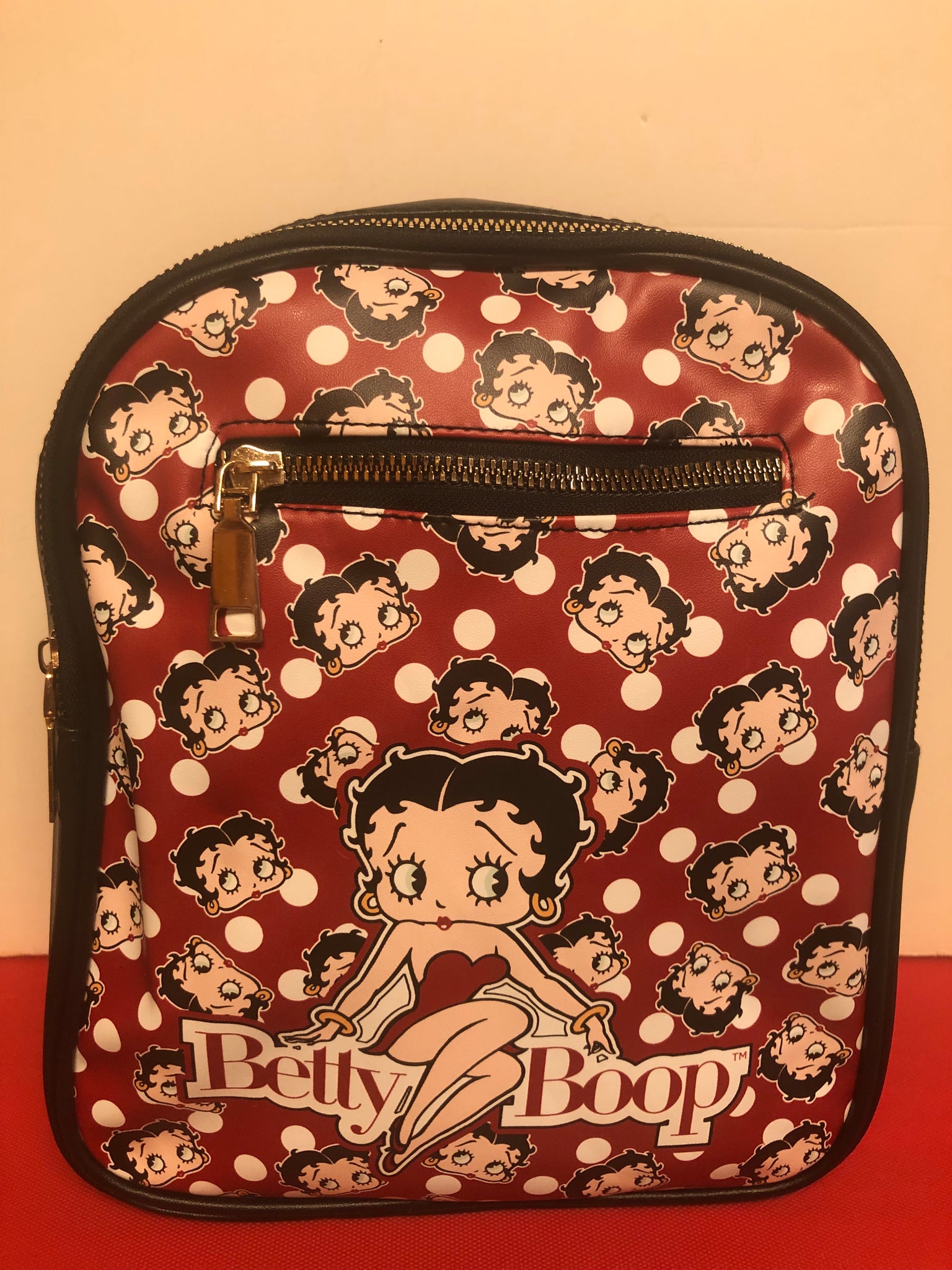 betty boop mini backpack Bag Features Betty Boop printed on the pink backpack Mini Backpack Betty Boop Backpack