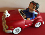 Betty Boop Schmid Little Red Car Musical                       Retired  Very Hard to Find