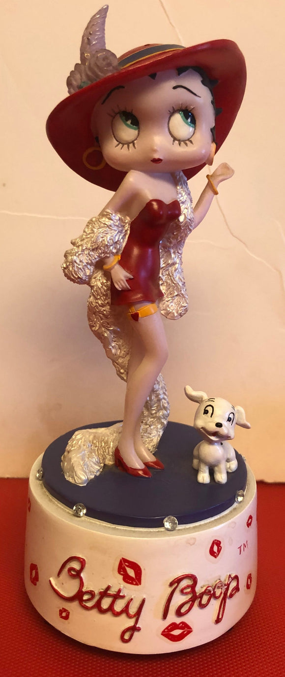 Betty Boop Puttin On the Ritz Musical Figurine                           Retired