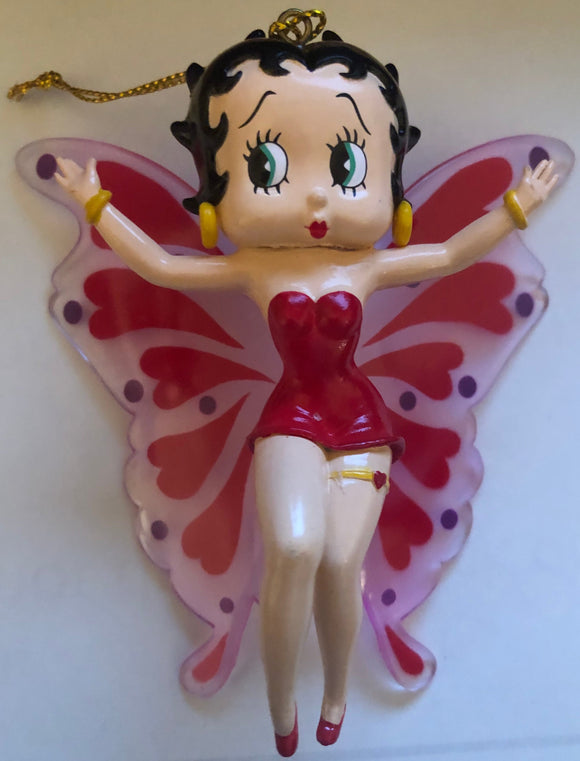 Betty Boop Butterfly Ornament                                            Retired