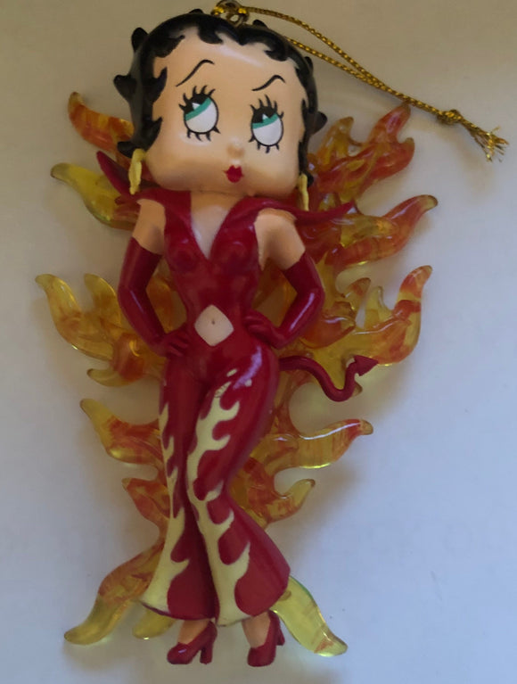 Betty Boop Devil Ornament                                              Retired