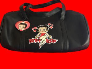 **NEW**  Betty Boop Duffle Bag with Betty Sitting On Her Name